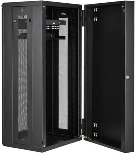 26U Wall Mount Network Cabinet 19in Lockable Rack