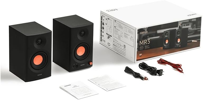 Studio Monitor Speakers 36W Bluetooth 5.4 Hi Res Audio TRS RCA
