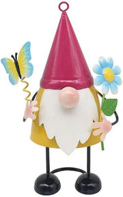 Garden Gnome Butterfly Ornament Resin Outdoor Decor Gift