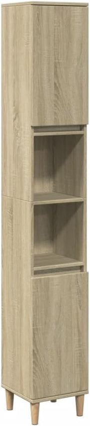 Bathroom Vanity Cabinet Sonoma Oak Storage Unit
