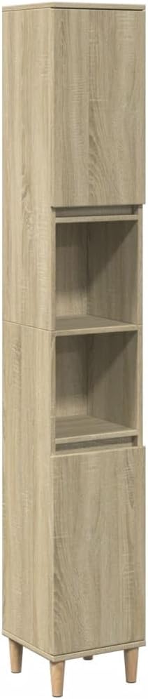 Bathroom Vanity Cabinet Sonoma Oak Storage Unit