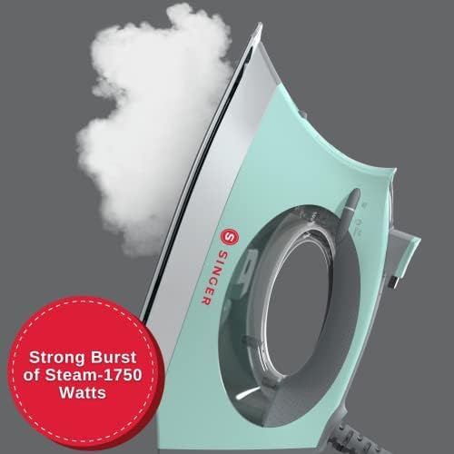 1750W Steam Iron with Auto Shutoff Precision Tip Large Tank
