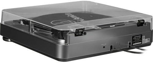 Fully Automatic Turntable Belt Drive USB Vinyl Converter Silver