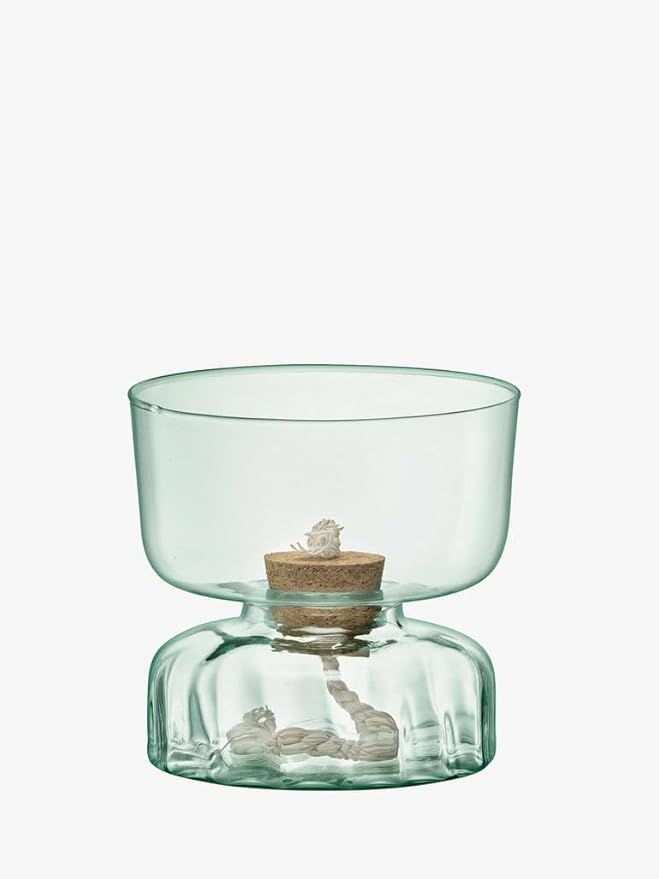 Self Watering Glass Planter 13cm Indoor Plant Pot Cork Lid