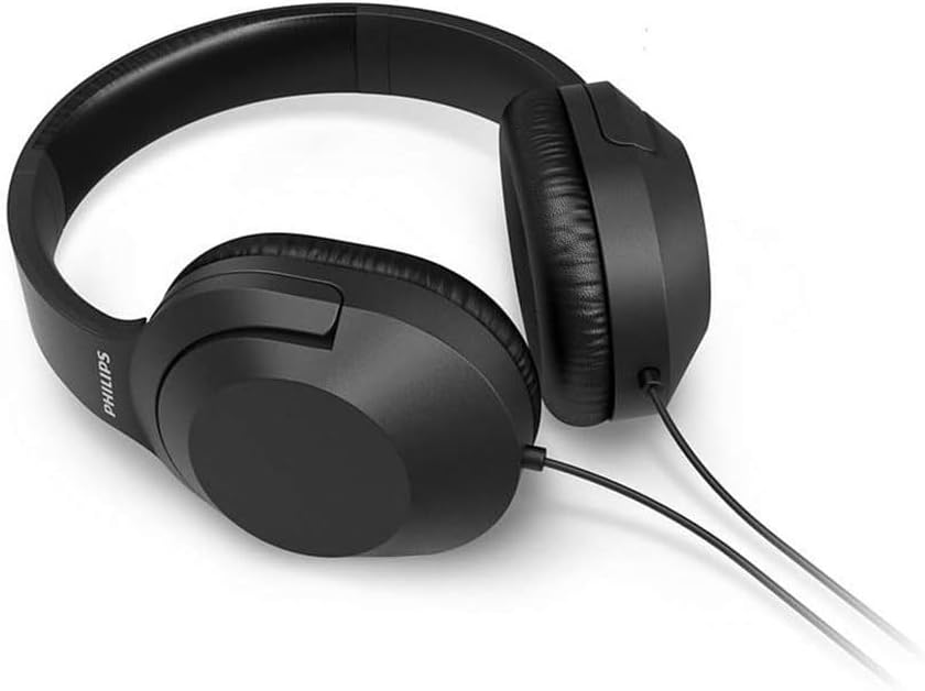 Wired Over Ear Headphones 40mm Drivers Stereo Sound 3.5mm