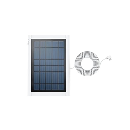 Solar Panel Charger for Video Doorbell 2.4W White