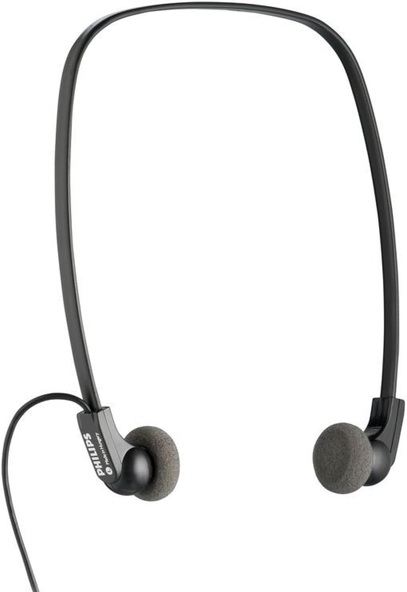 Transcription Neckband Headphones Wired 3 Meter Cable