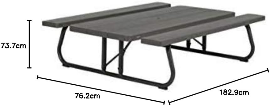 6FT Outdoor Picnic Table Bench Set Heavy Duty Garden Dining