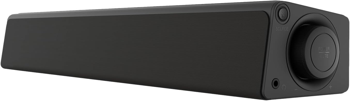 Mini Soundbar Bluetooth USB PC Speaker Under Monitor Stereo