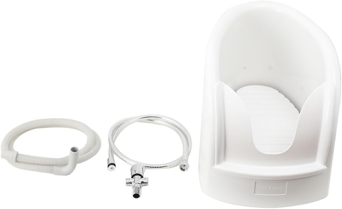 Foot Washer Pedal Spray Basin Water Saving Ablution Foot Bath