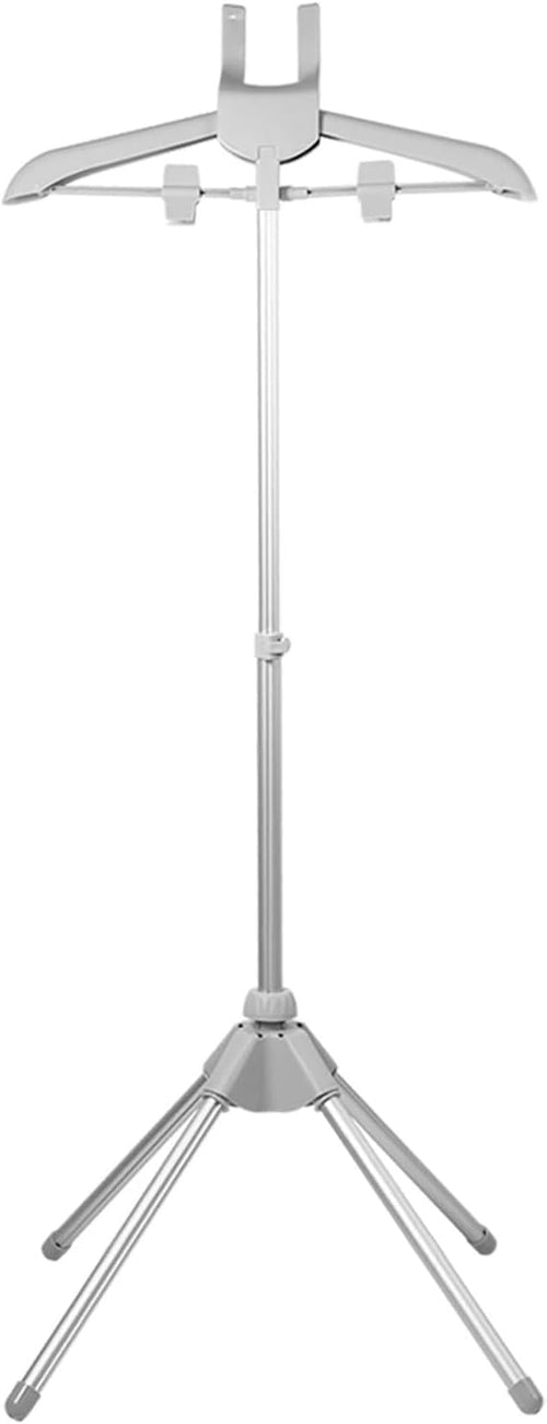 Portable Clothes Steamer Stand Adjustable Foldable Garment Rack