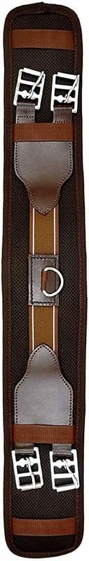 Treeless English Synthetic Saddle 17 Inch Brown