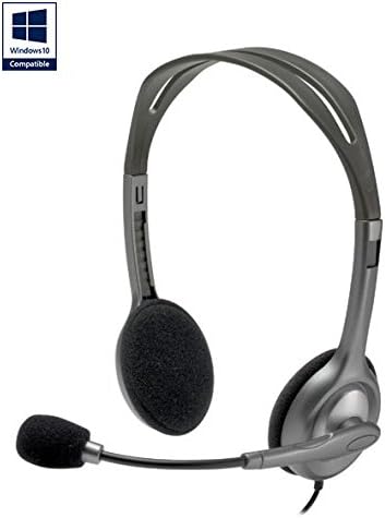 Wired Stereo Headset With Noise Cancelling Mic 3.5mm