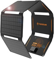 40W Foldable Solar Charger USB C QC3 Portable Panel Camping