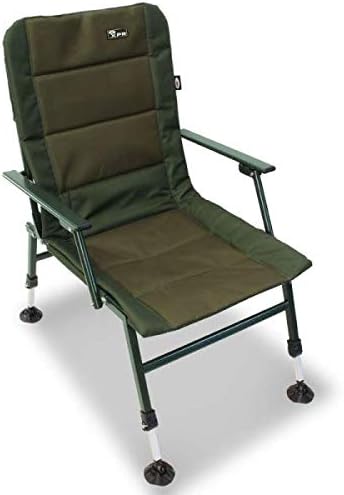 Adjustable Fishing Camping Chair with Mud Feet Armrests
