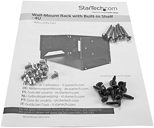 4U Wall Mount Network Rack Adjustable Depth with Shelf