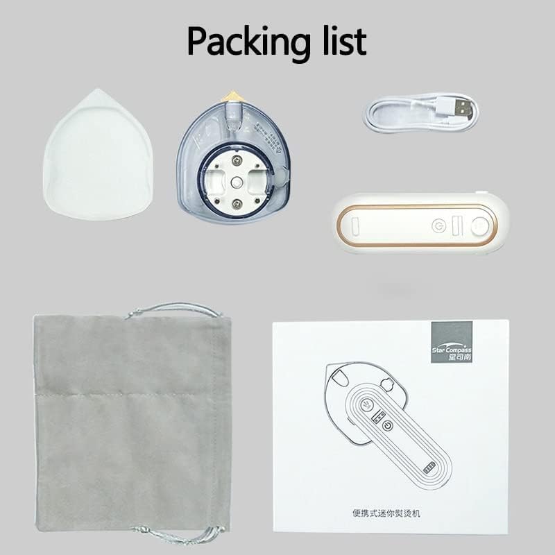 Cordless Mini Travel Iron Rechargeable USB Portable Steam Iron