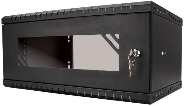 4U 19 Inch Wall Mount Server Cabinet 450mm Black