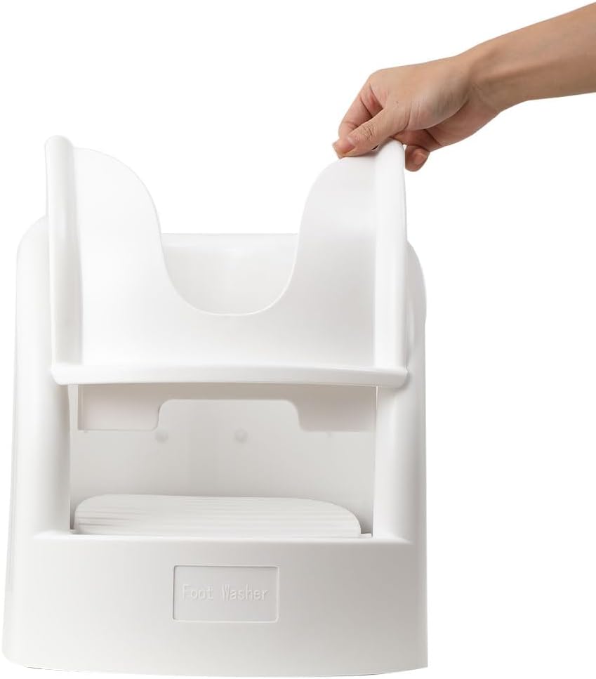 Foot Washer Pedal Spray Basin Water Saving Ablution Foot Bath