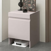 Robot Vacuum Storage Side Table Hidden Cabinet Pull Out Shelf