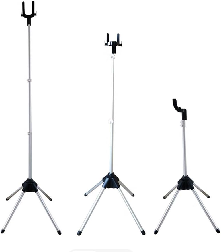 Clothes Steamer Stand Adjustable 85-160cm Foldable Garment Rack