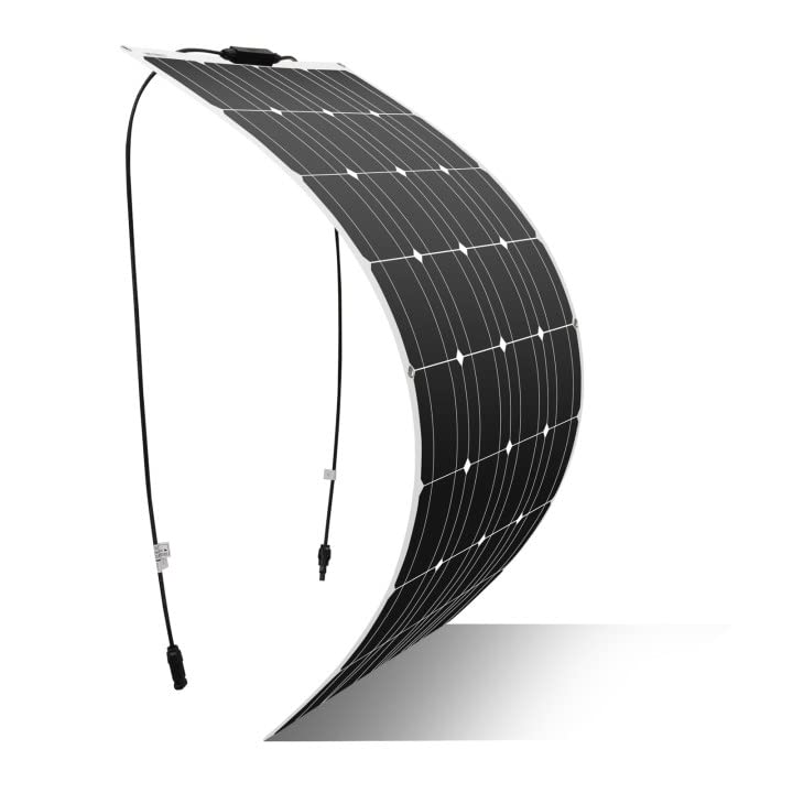 100W Flexible Solar Panel 12V Waterproof RV Boat Caravan Roof
