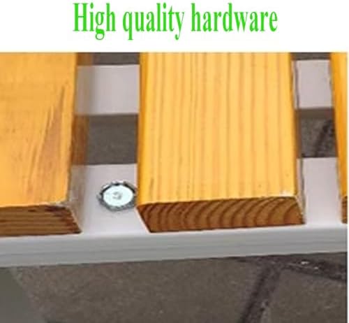 Wood Metal Garden Bench Outdoor Patio Seat Weatherproof Loveseat