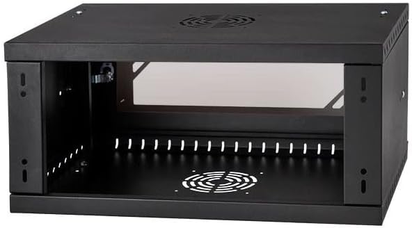4U 19 Inch Wall Mount Server Cabinet 450mm Black