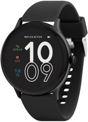 Round Fitness Smart Watch with Calls Heart Rate Black