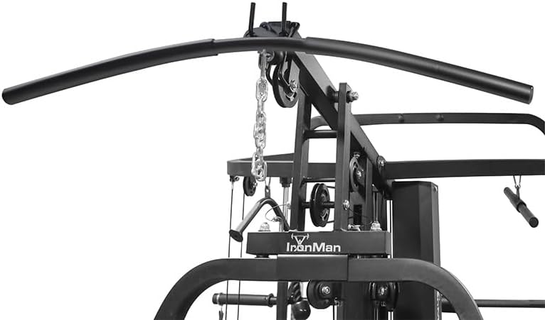 Home Multi Gym Smith Machine Cable Trainer 65kg Weight Stack Rack