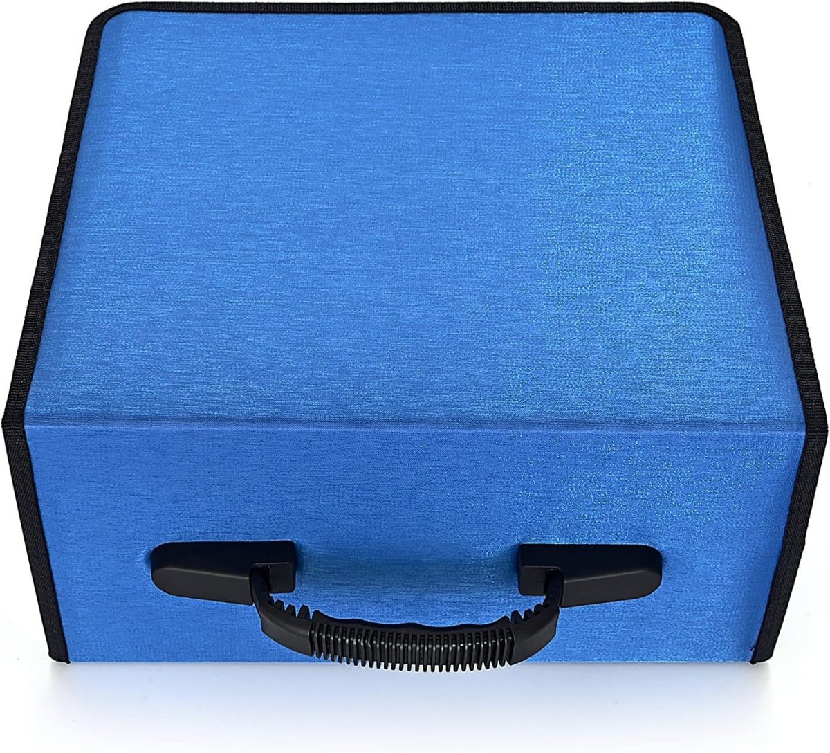 432 CD DVD Storage Case Organizer Binder Wallet Zipper Holder Blue - Kwikley