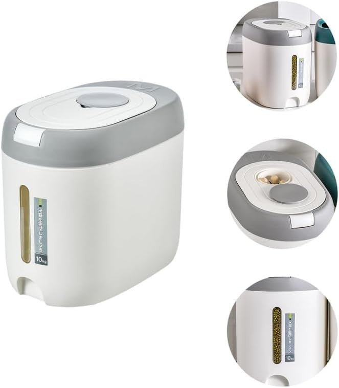 44lb Airtight Rice Storage Container Moisture Proof Bin - Kwikley