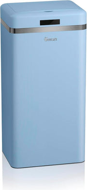 45L Sensor Kitchen Bin Infrared Touchless Square Blue - Kwikley