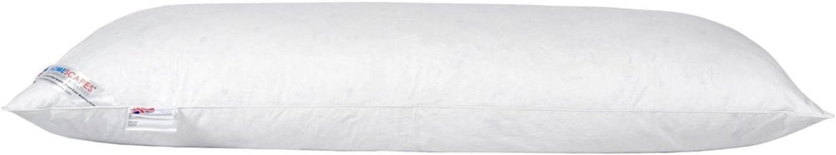46” Full Body Bolster Pillow Duck Feather Down Pregnancy Sleep Support - Kwikley