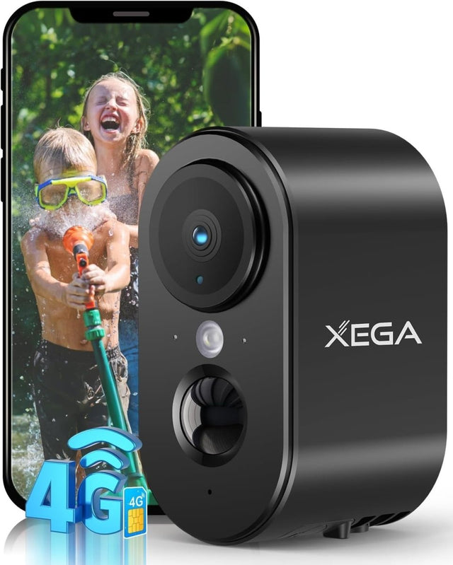 4G LTE Security Camera No WiFi 3MP Battery CCTV Color Night Vision