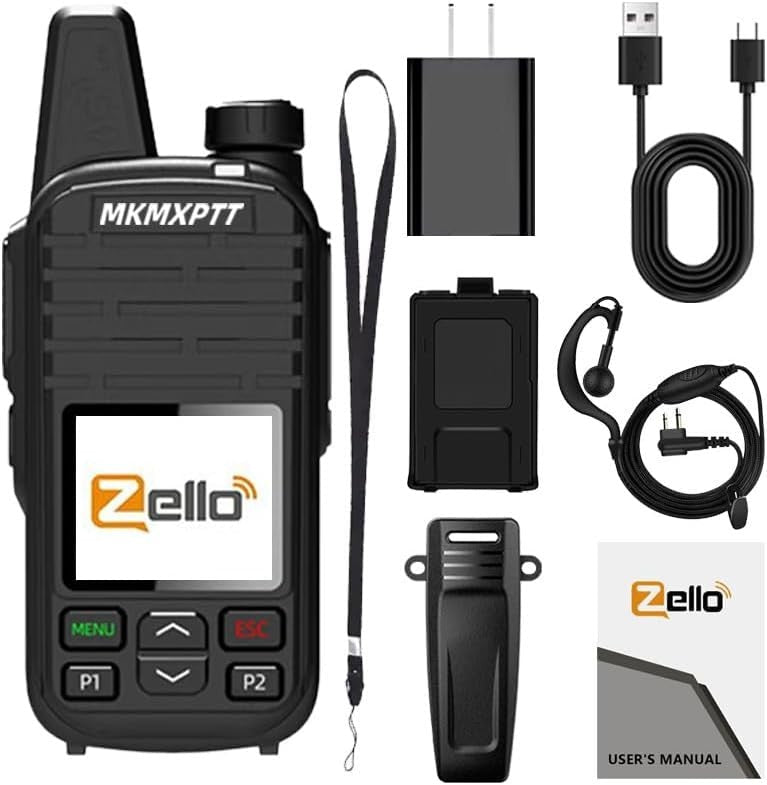 4G LTE WiFi Walkie Talkie Android GPS Global PTT Radio Long Range - Kwikley