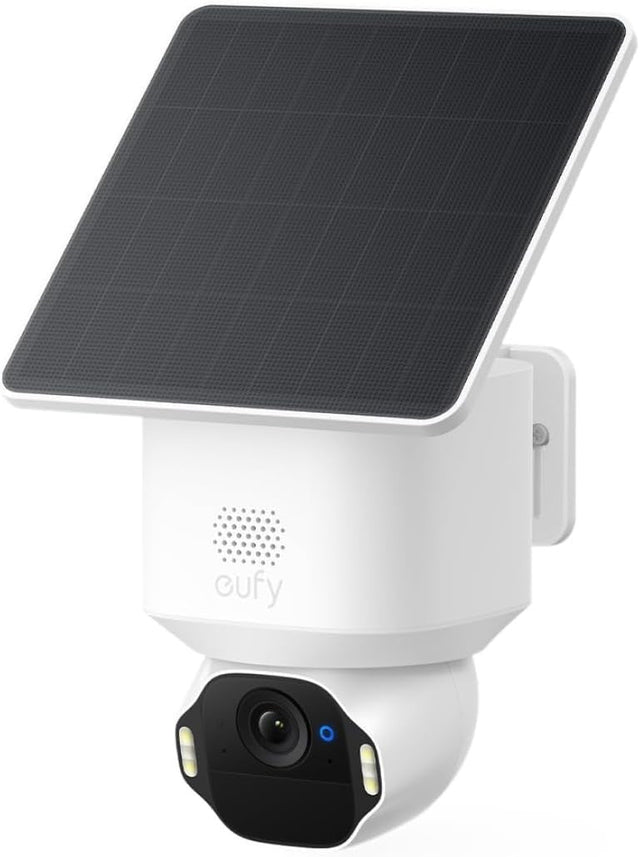 4K Solar Security Camera Outdoor Wireless PTZ AI Tracking No Fees