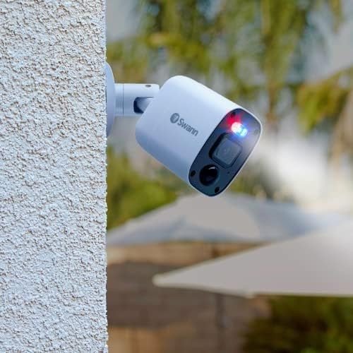 4K UHD Bullet Security Camera Spotlight Color Night Vision Audio IP66 - Kwikley