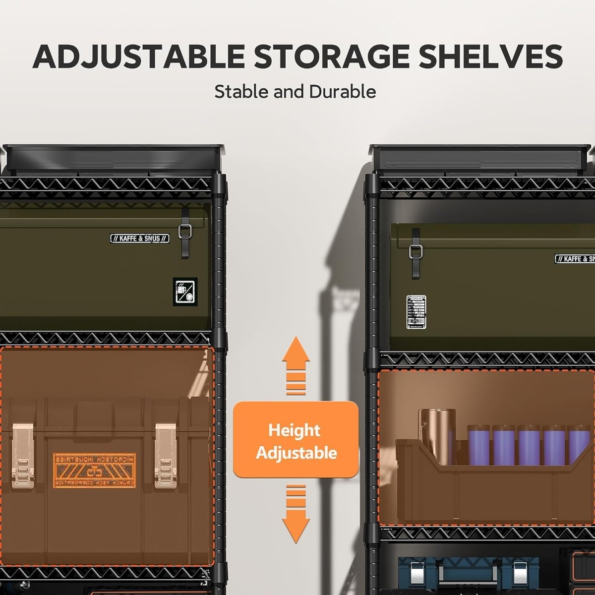 5 Shelf Heavy Duty Storage Rack 150x45x178cm Adjustable - Kwikley