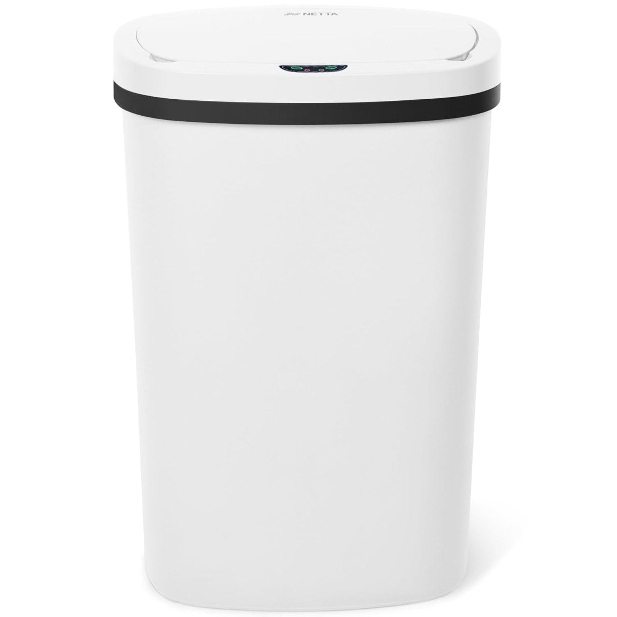 50L Automatic Sensor Kitchen Bin Touch - Free White Dustbin - Kwikley