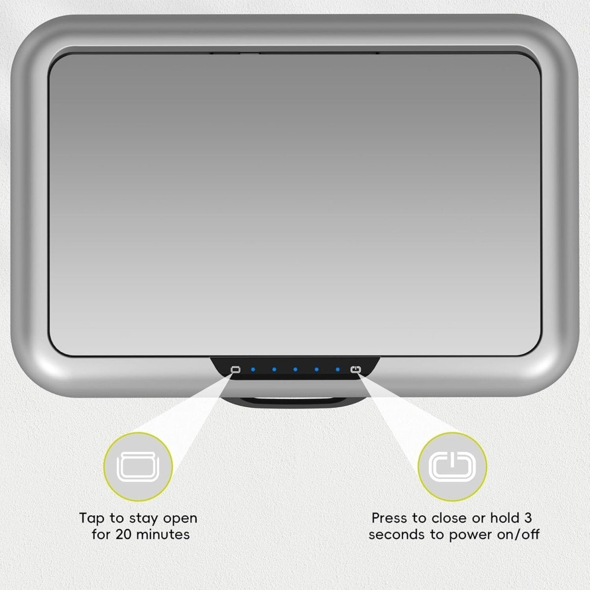 50L Dual Compartment Motion Sensor Kitchen Bin Stainless Steel - Kwikley