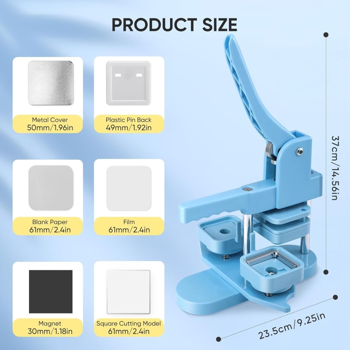 50mm Fridge Magnet Button Maker Press Kit DIY Photo Magnet Machine Set - Kwikley