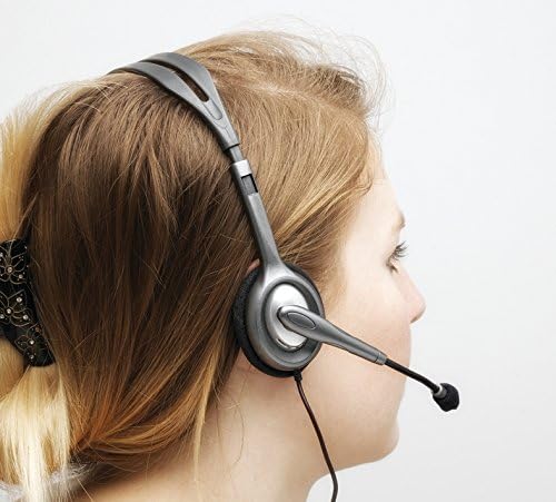 Wired Stereo Headset With Noise Cancelling Mic 3.5mm