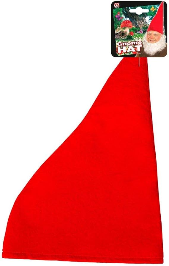 Red Gnome Hat Costume Elf Fairy Tale Christmas Party Cosplay
