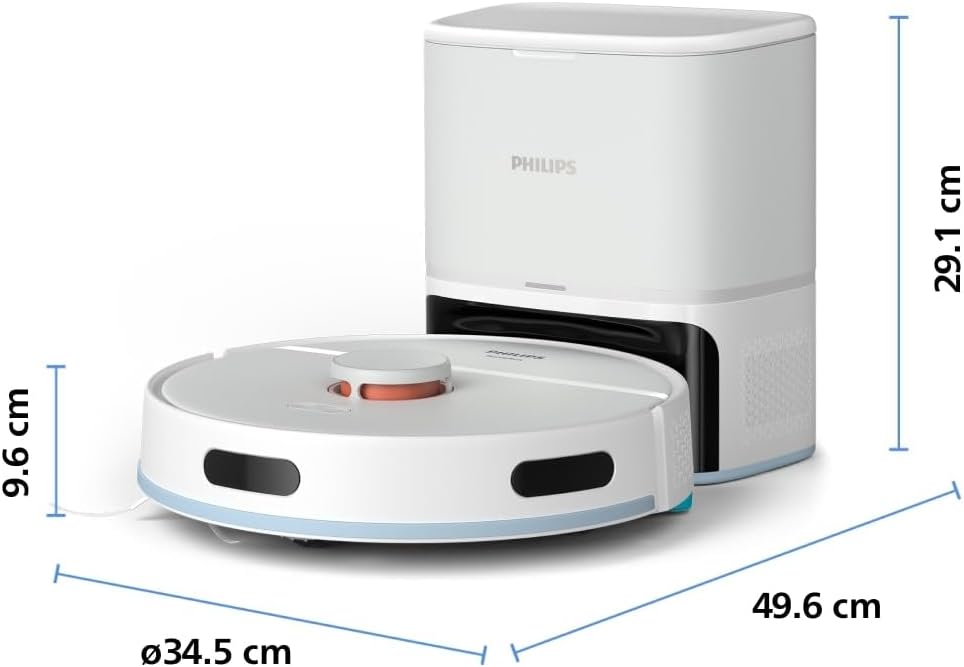 Robot Vacuum Mop Self Empty 2700Pa LiDAR 70 Day WiFi App