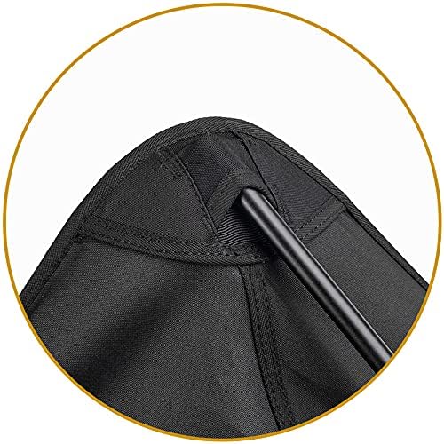 Black Folding Camping Chair Lightweight Backpacking Seat