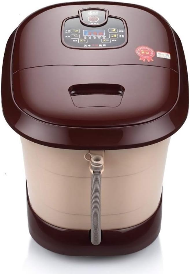 Heated Foot Spa Bath Massager Deep Soak Rollers Wheels Pedicure