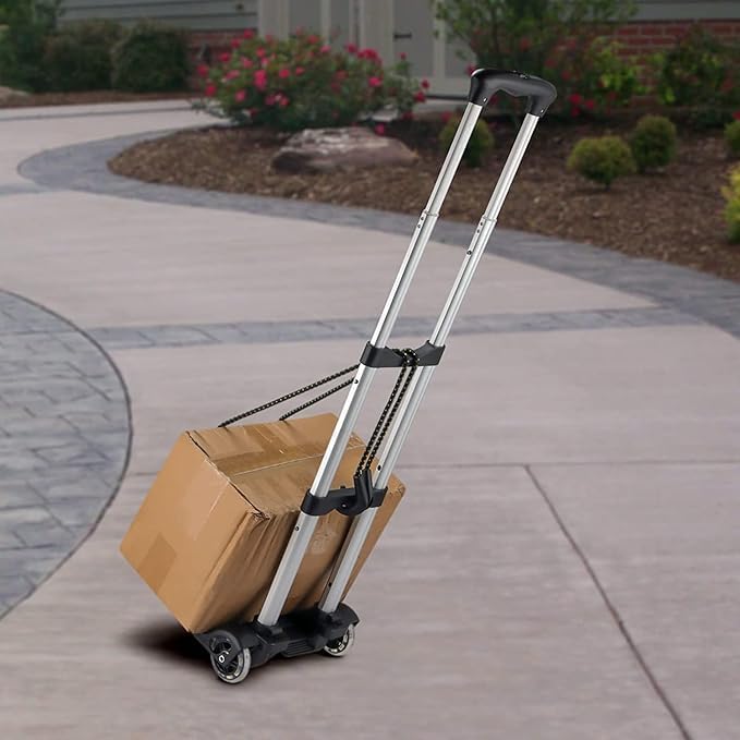 Folding Sack Barrow Trolley 40KG 2 Wheel Compact Cart