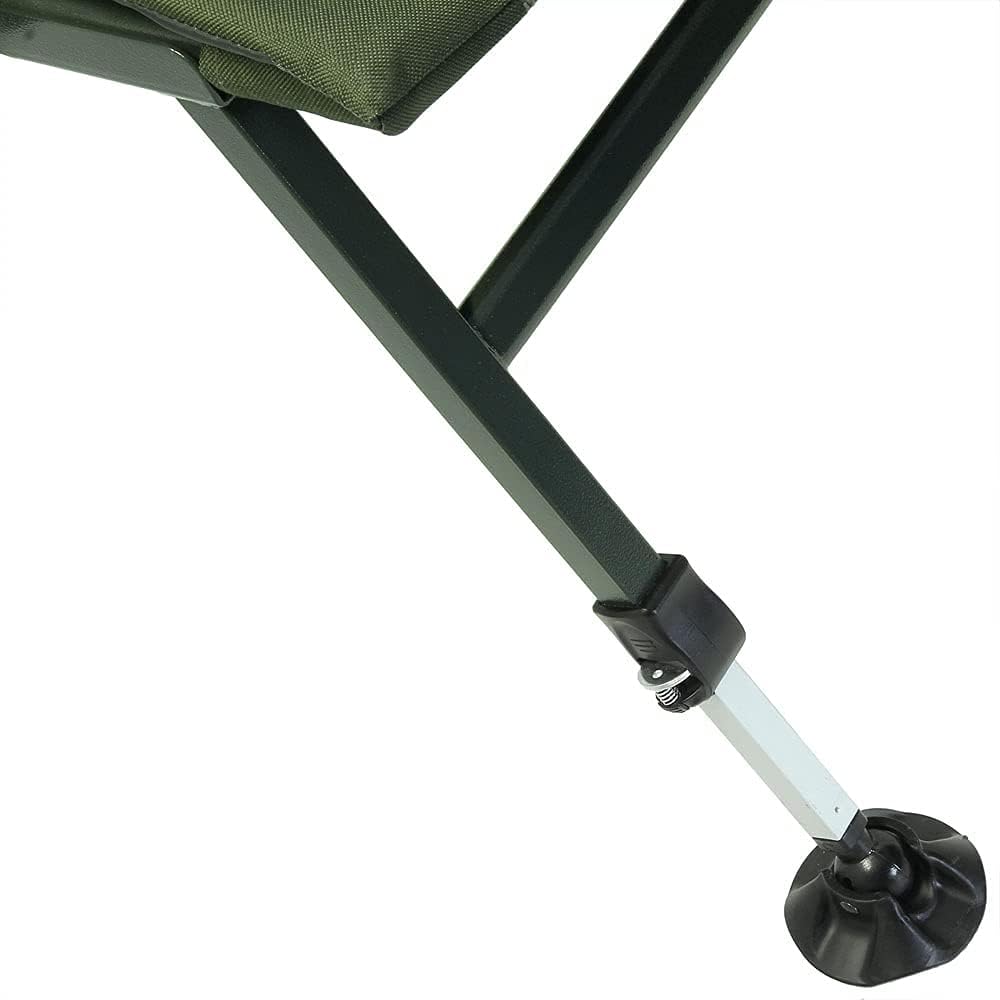 Adjustable Fishing Camping Chair with Mud Feet Armrests