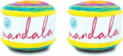 Mandala Yarn Pack Acrylic Crochet Knitting Yarn 2PCS